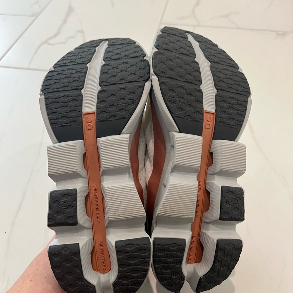On Running Women's Sneakers - White and Copper - Picture 3 of 6